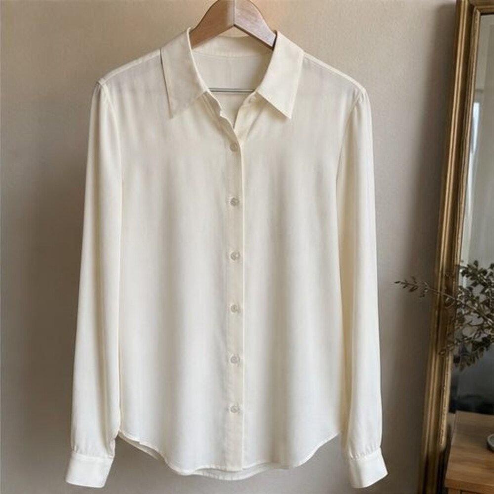 White Peplum Top